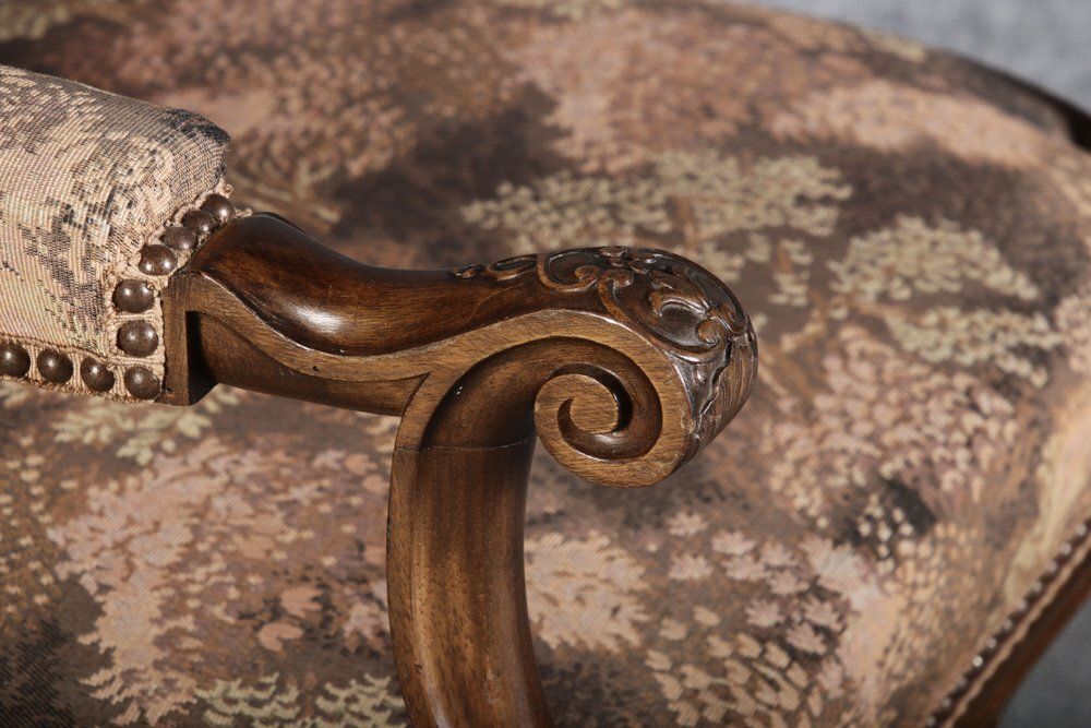 Antique Baroque Chair With Carving, 1880 photo 863.0