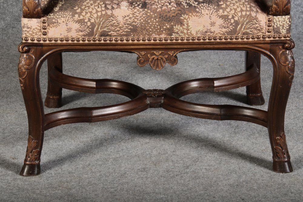 Antique Baroque Chair With Carving, 1880 photo buy