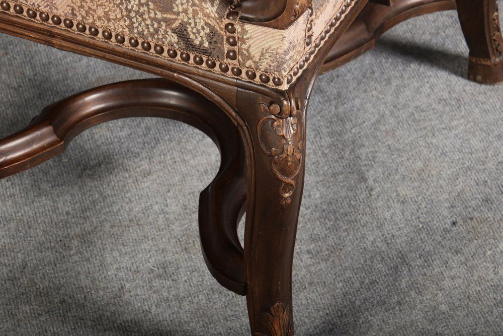 photo buy Antique Baroque Chair With Carving, 1880