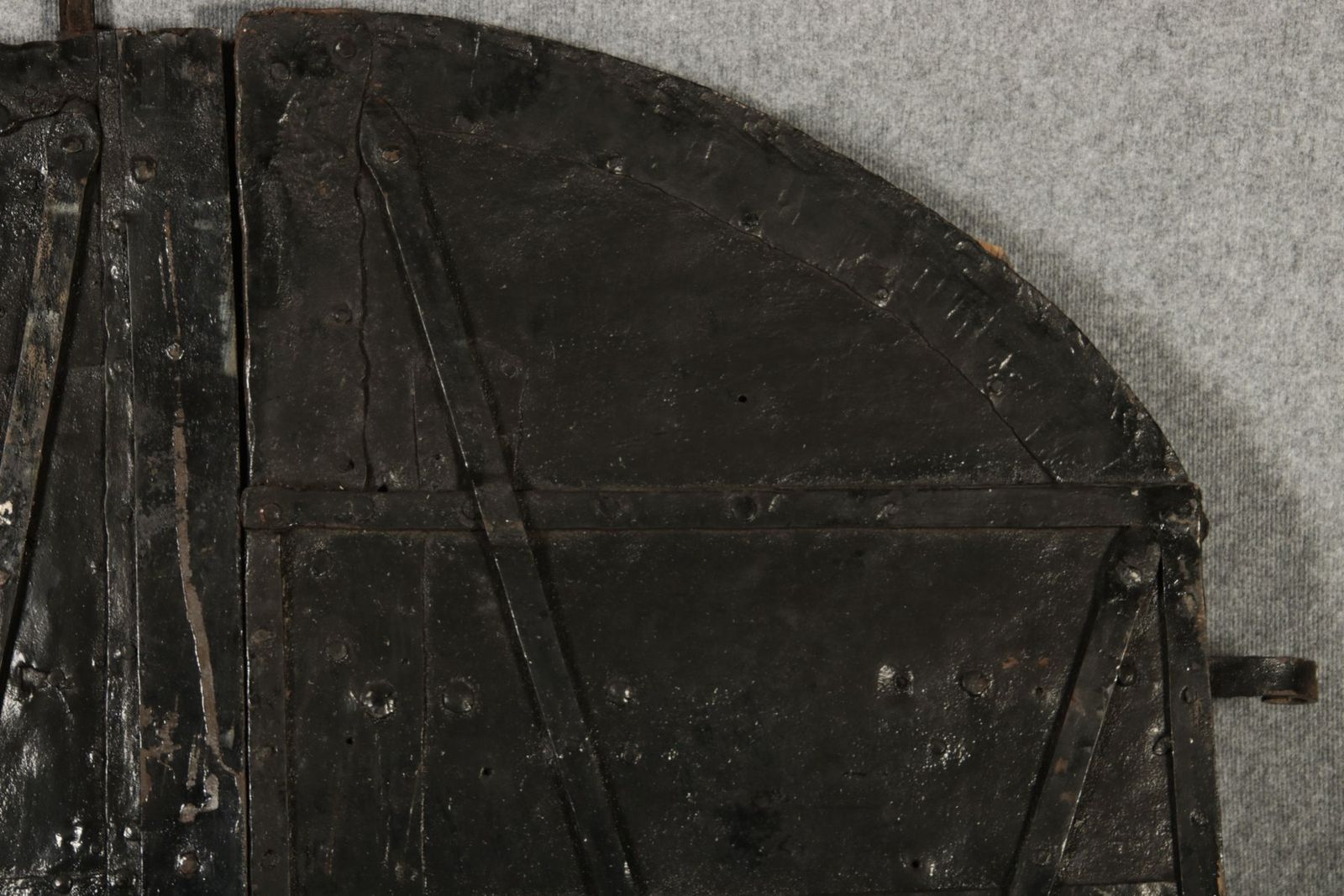 Home Fixtures 16th Century Two Leaf Iron Door, 1600s photo