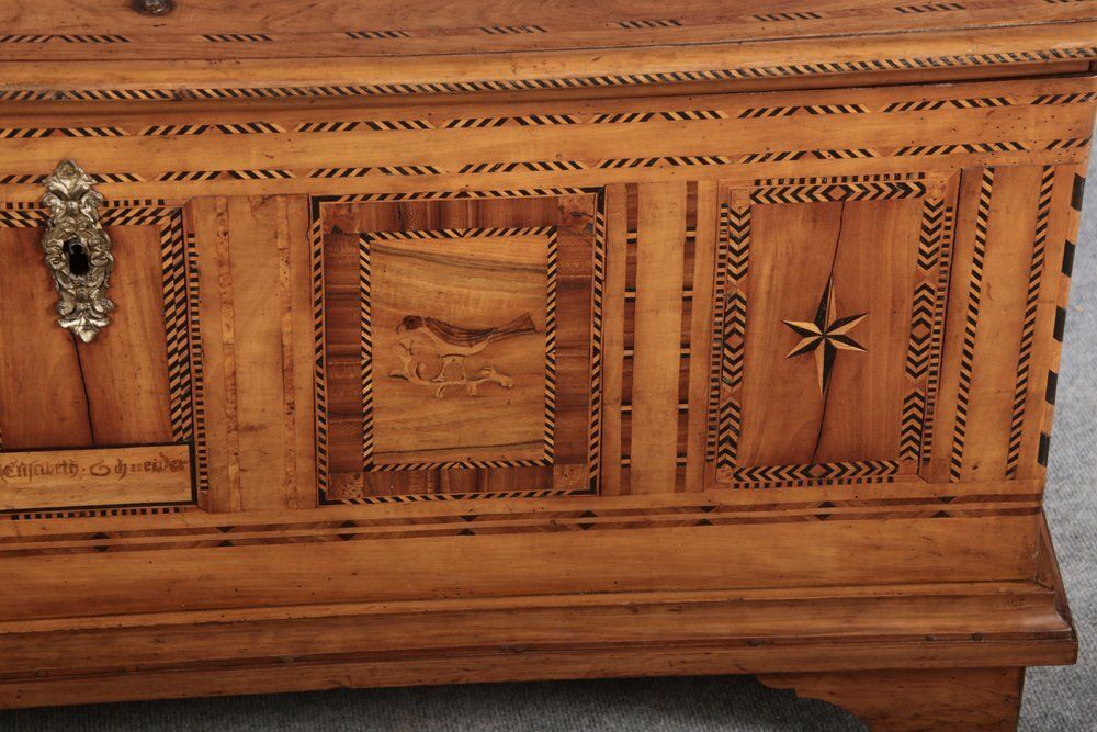 Antique Chest In Cherrywood, 1800 photo vinterior