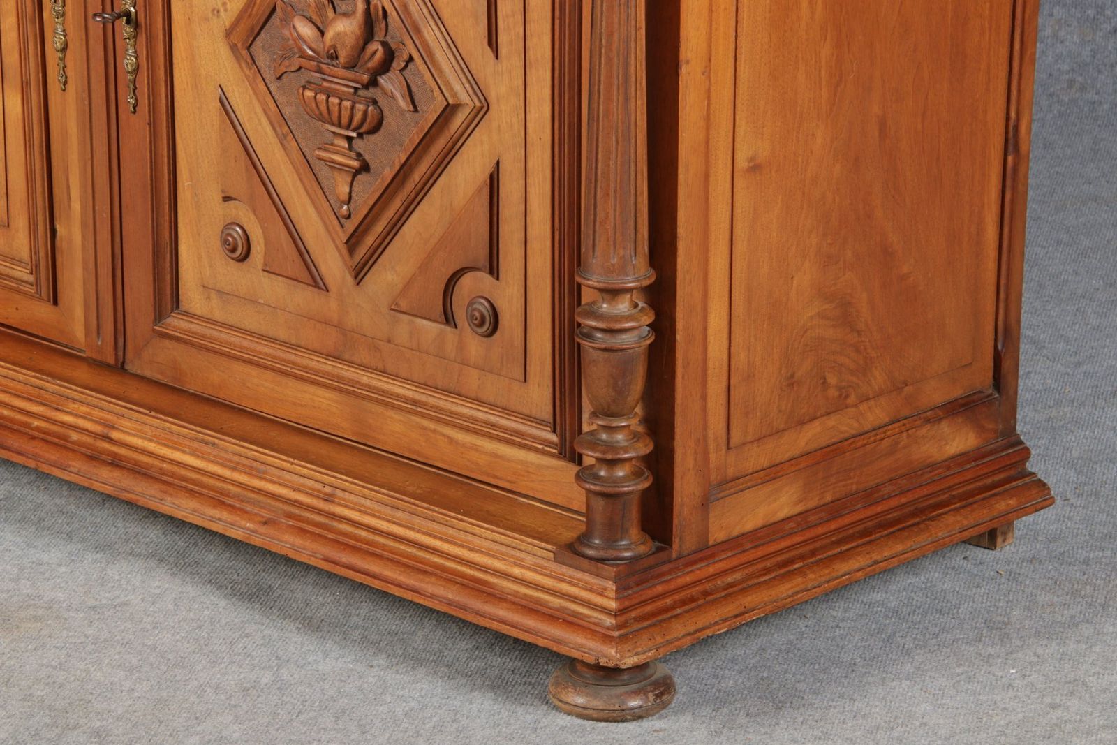 photo buy Antique Historicism Buffet In Walnut, 19th Century