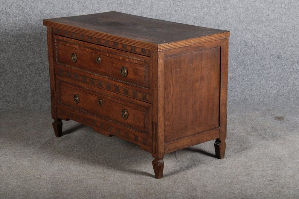 Baroque Chest Of Drawers In Oak, 1780s photo 1529.0