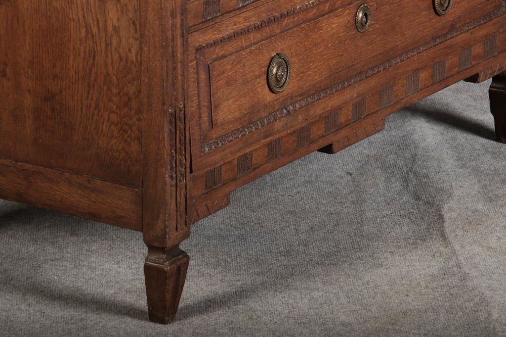 Baroque Chest Of Drawers In Oak, 1780s photo vinterior