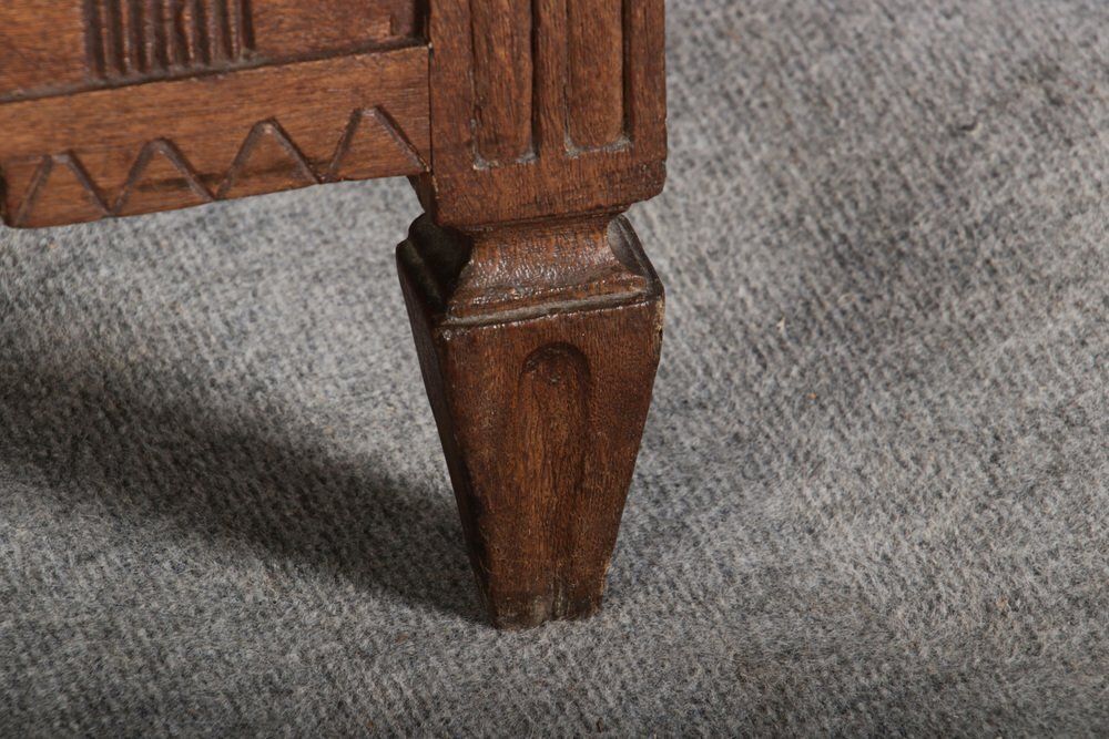 Baroque Chest Of Drawers In Oak, 1780s photo vintage