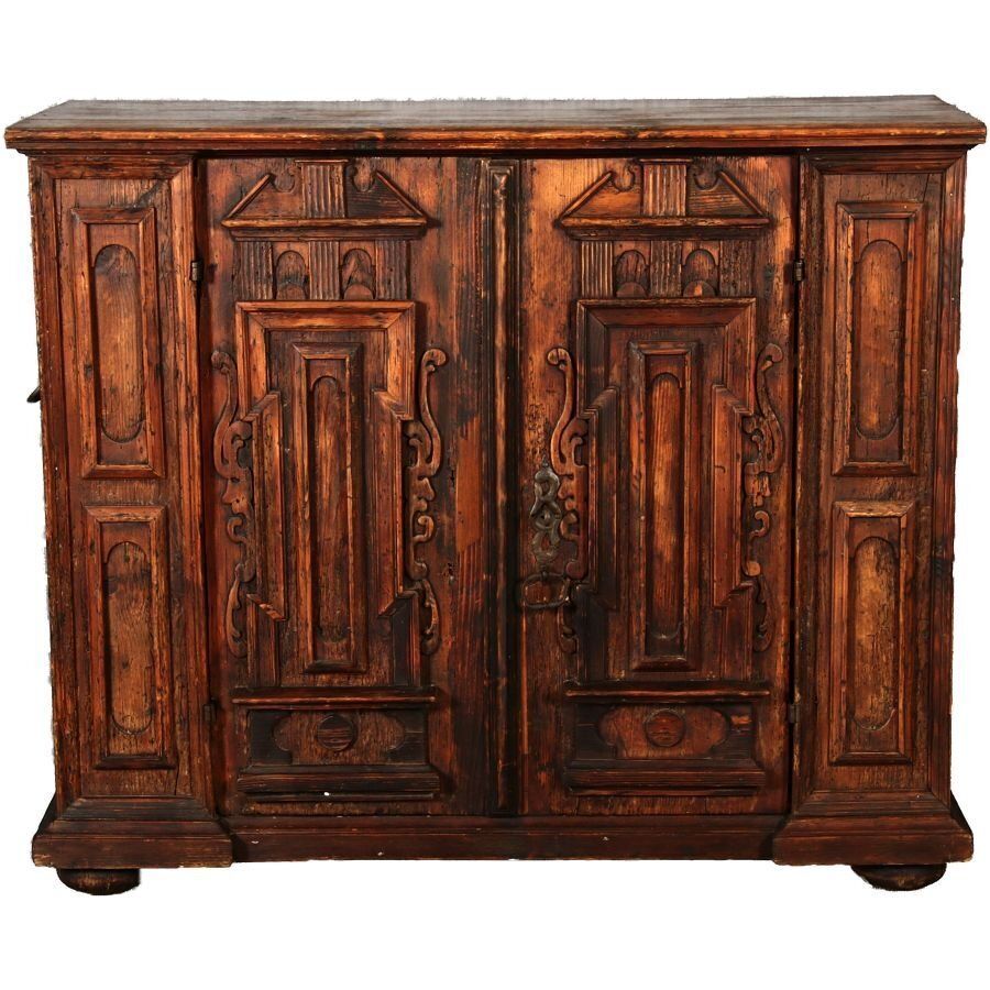 Baroque Renaissance Facades Half Cabinet, 17 Century