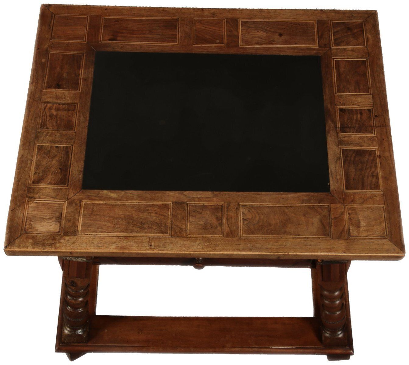 Small Antique Boatmans Table In Walnut With Inlays, 1800 photo for sale