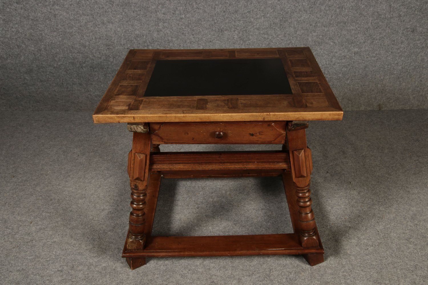 Small Antique Boatmans Table In Walnut With Inlays, 1800 photo 1529.0