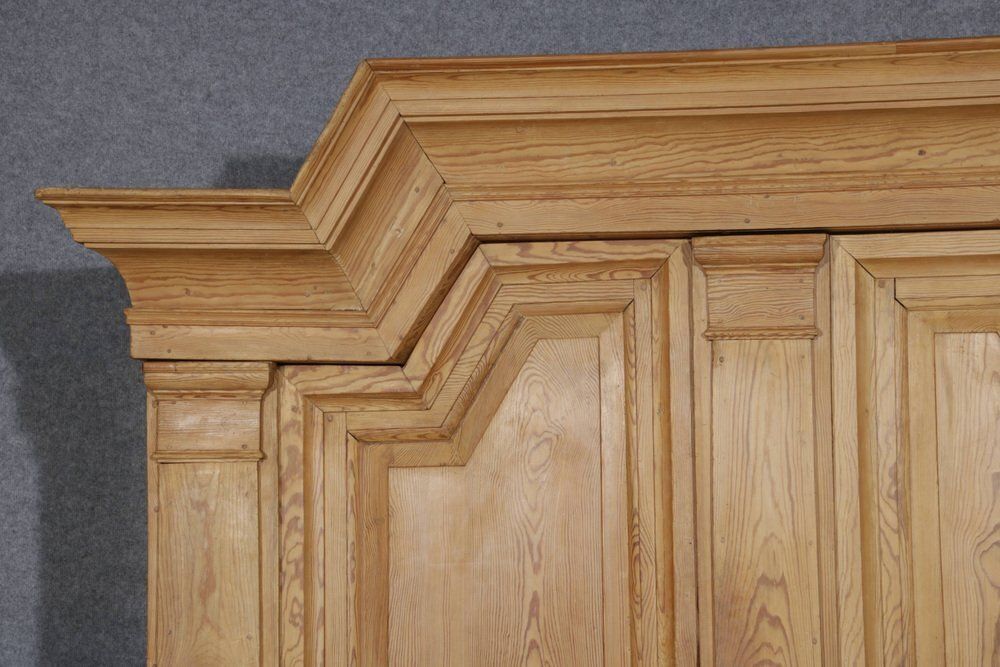 Furniture Antique Baroque Cabinet, Gdansk, 18th Century photo