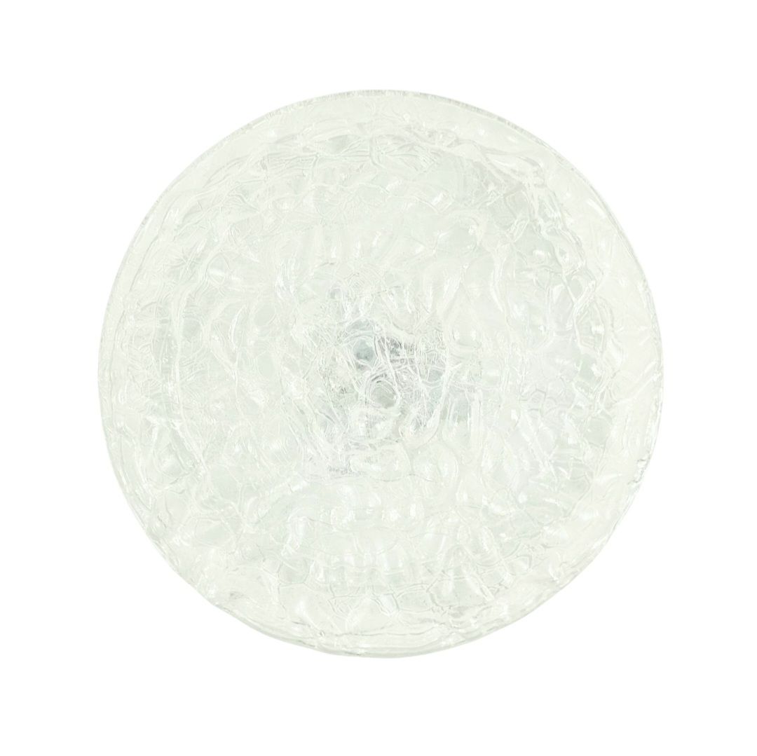 Large Mid Century Modern Murano Ice Glass Ceiling Light From Doria, Germany, 1960s photo furniture
