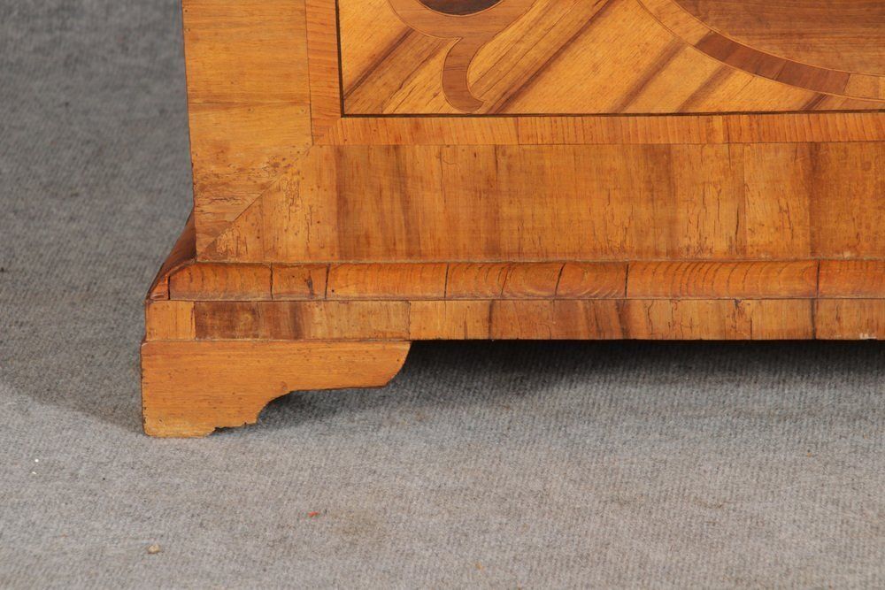 Antique Biedermeier Chest With Walnut Inlay, Early 19th Century photo buy