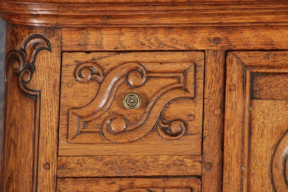 photo buy Baroque Showcase Secretaire In Oak, 1760s