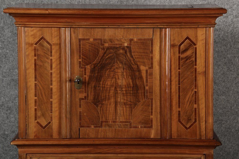 Antique Baroque Diaper Drawer Cabinet, Early 18th Century photo vinterior