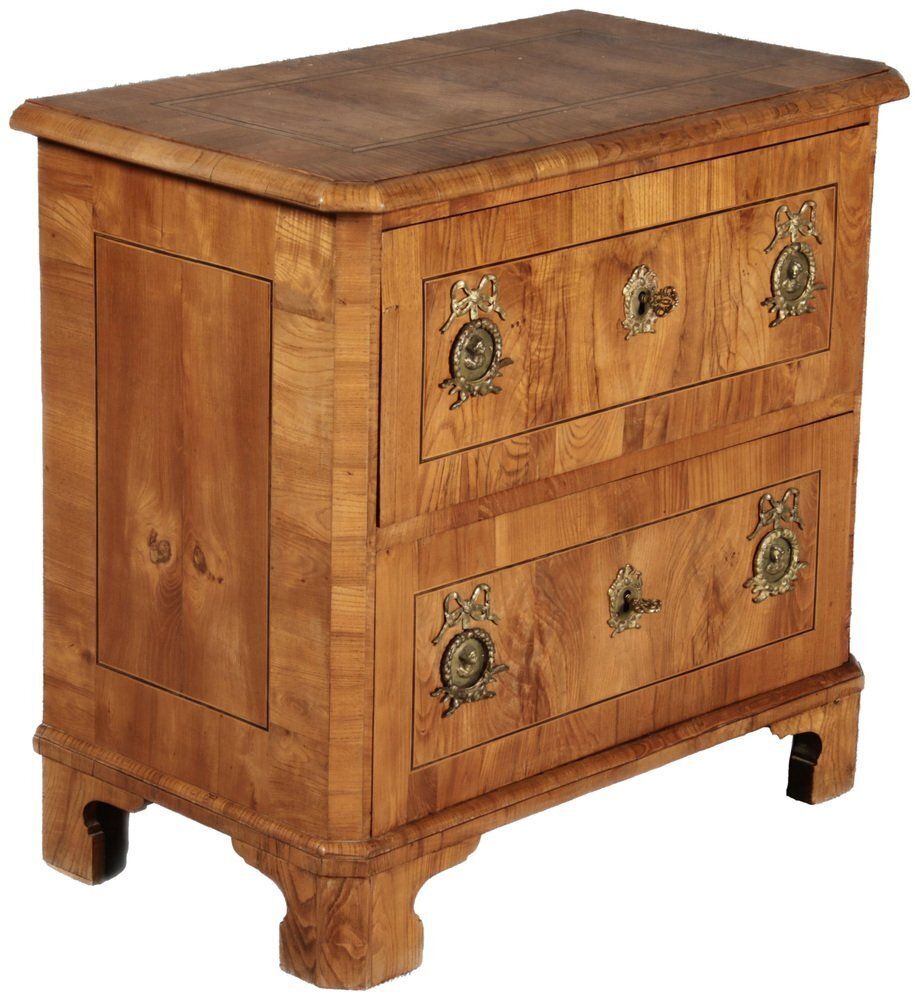 Small Baroque Chest Of Drawers In Ash Veneer, 1780s photo furniture