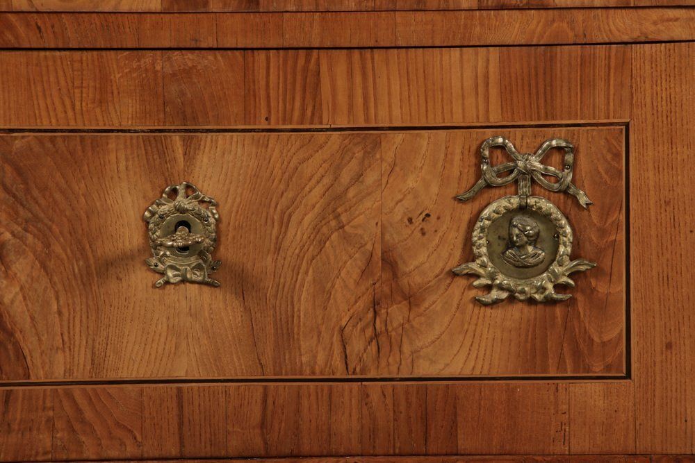 Small Baroque Chest Of Drawers In Ash Veneer, 1780s photo 2530.0