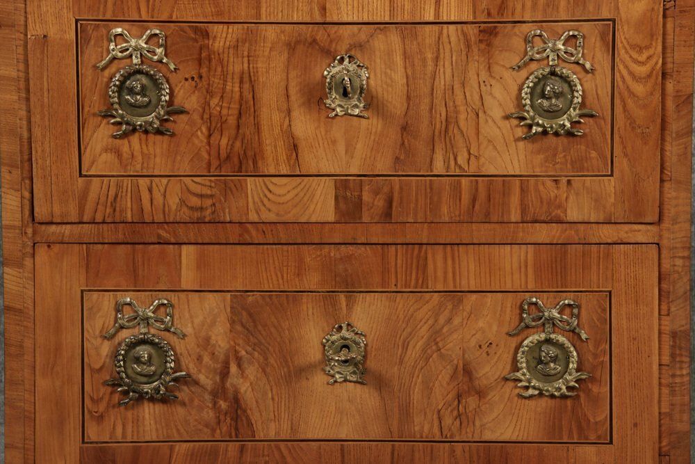 Small Baroque Chest Of Drawers In Ash Veneer, 1780s photo buy