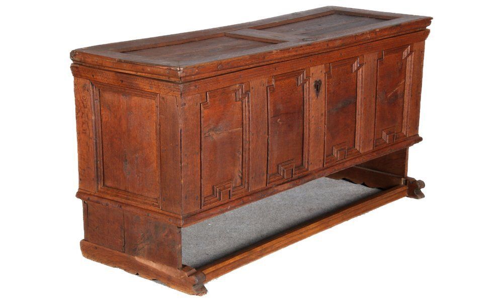 Baroque Gallery Chest In Oak, 1750s photo furniture