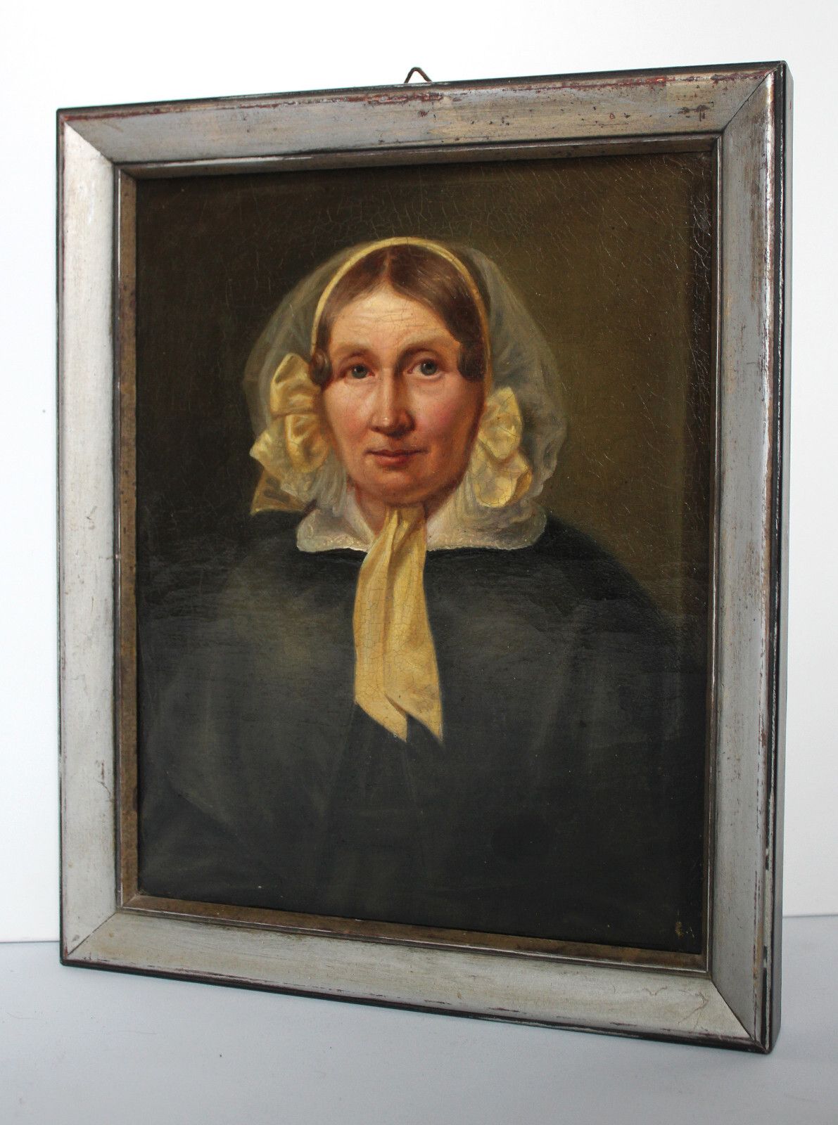 Biedermeier Portret Van Een Dame – 19e Eeuw, Ca. 1840/50 photo 2020.0