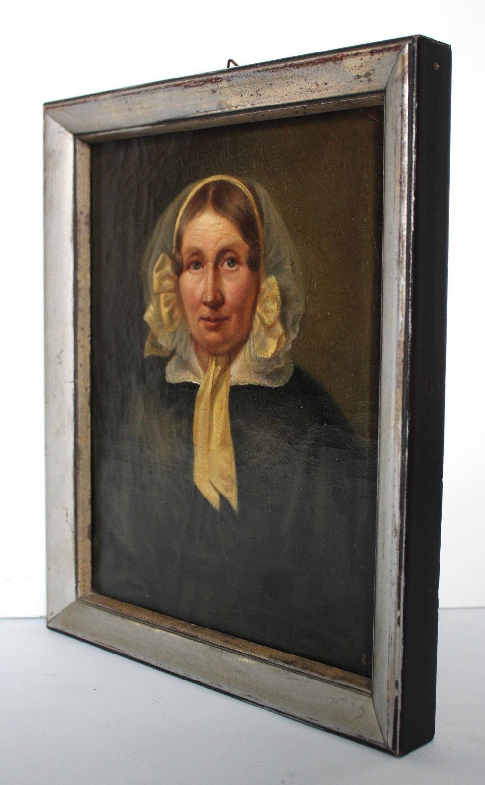 Biedermeier Portret Van Een Dame – 19e Eeuw, Ca. 1840/50 photo vinterior