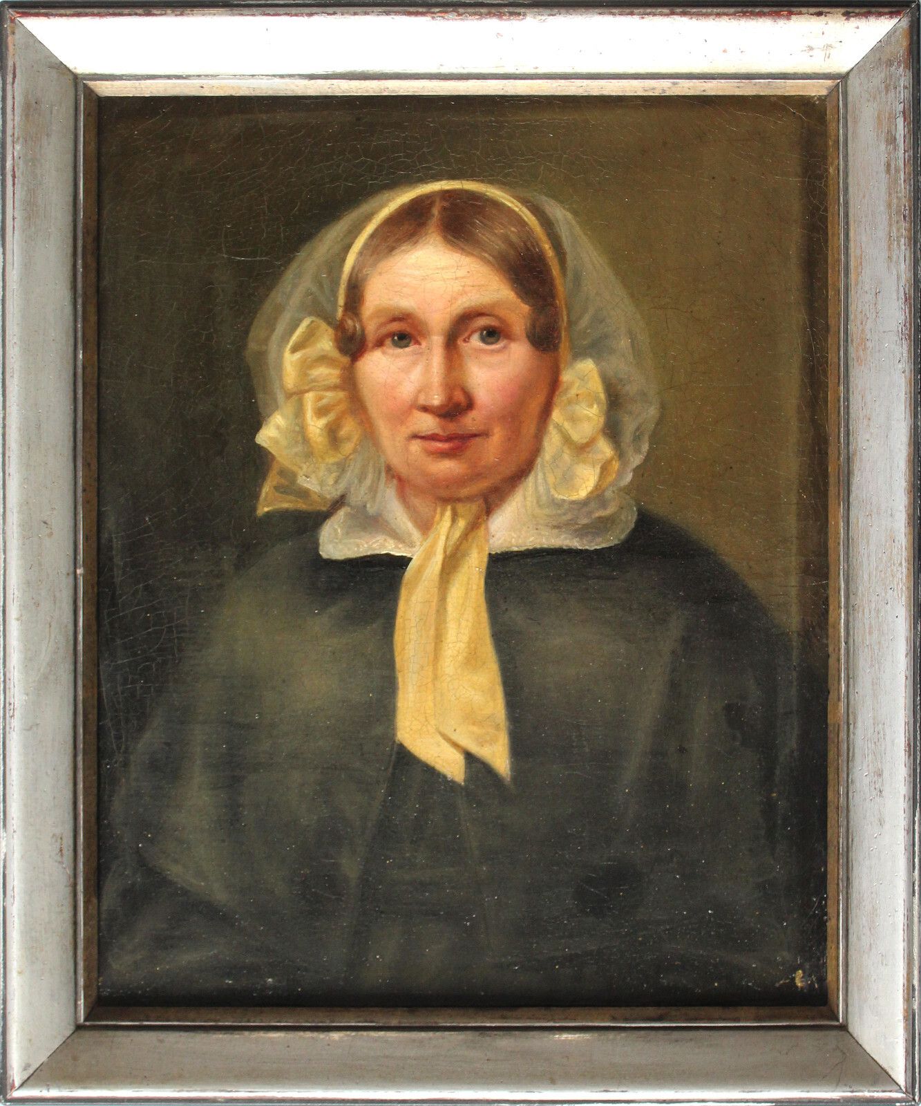 Biedermeier Portrait Portrait Of A Lady Woman Portrait 19th Century Circa 1840/50 photo buy