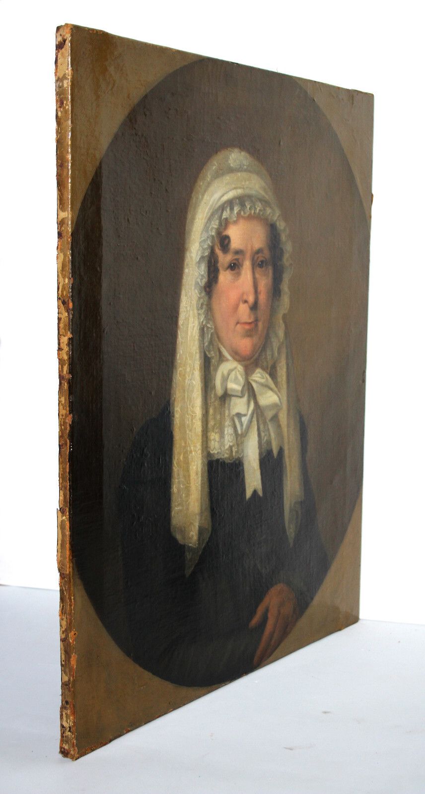 Empire Portrait Portrait Of An Elegant Lady Unsigned Circa 1800/1820 photo furniture