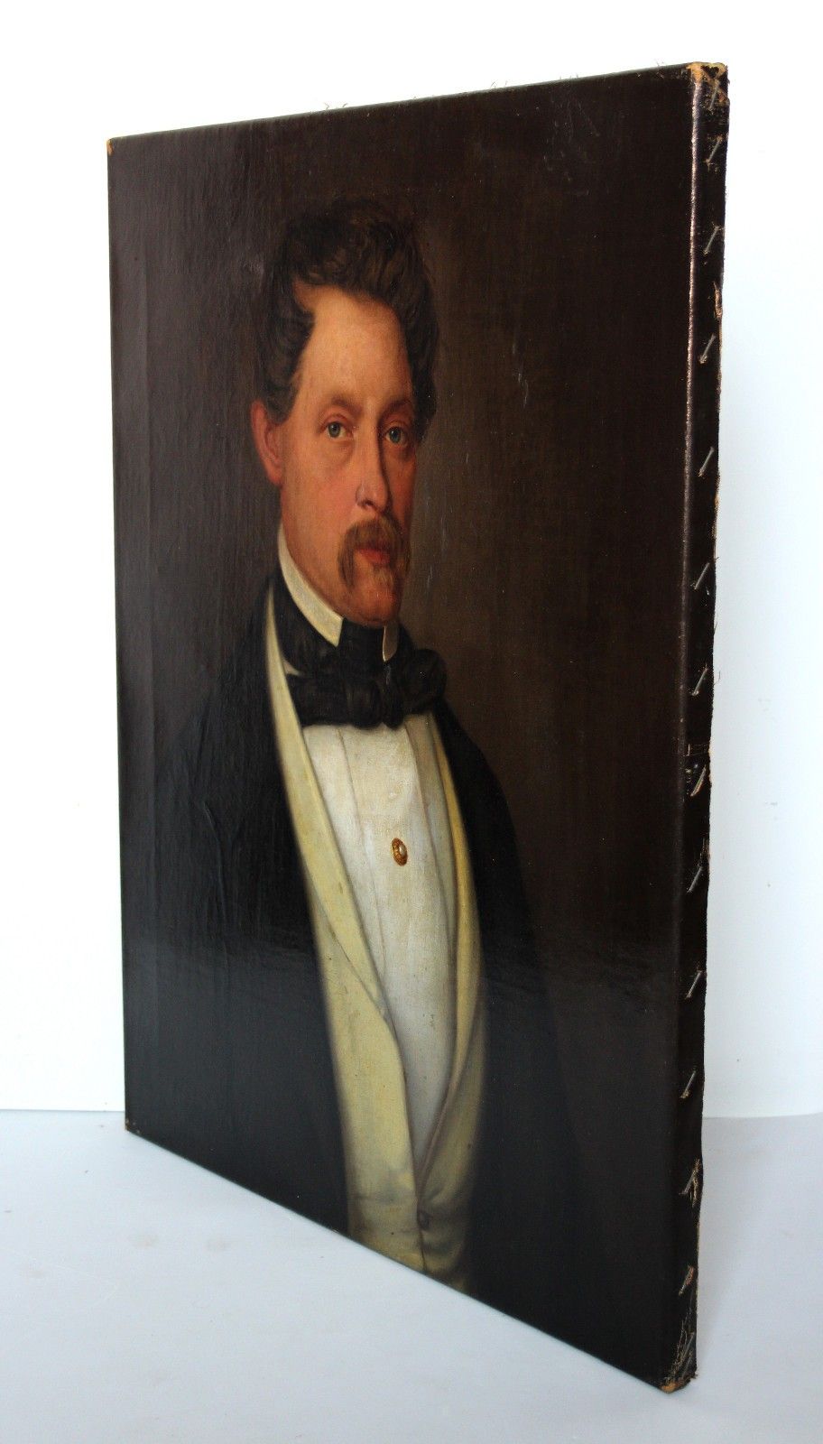 Biedermeier Portrait Of An Elegant Gentleman Man Portrait 19th Century Circa 1840 photo buy
