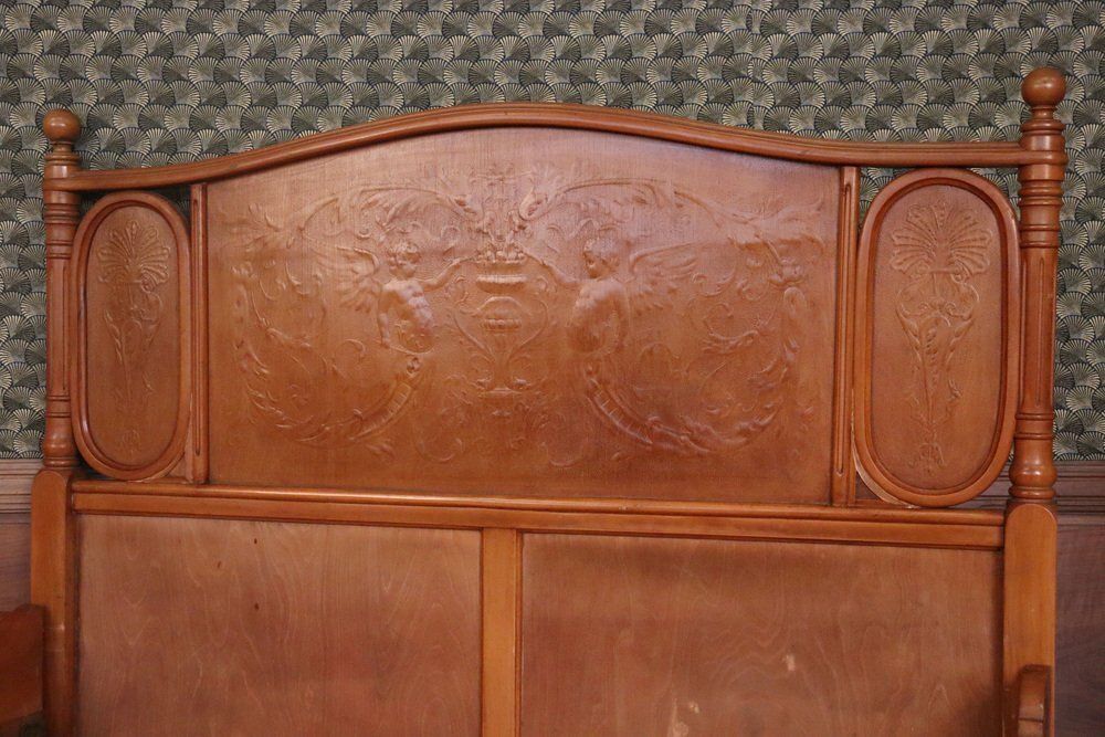 Art Nouveau Bentwood Bed By Jacob & Josef Kohn For Thonet, 1904 photo for sale