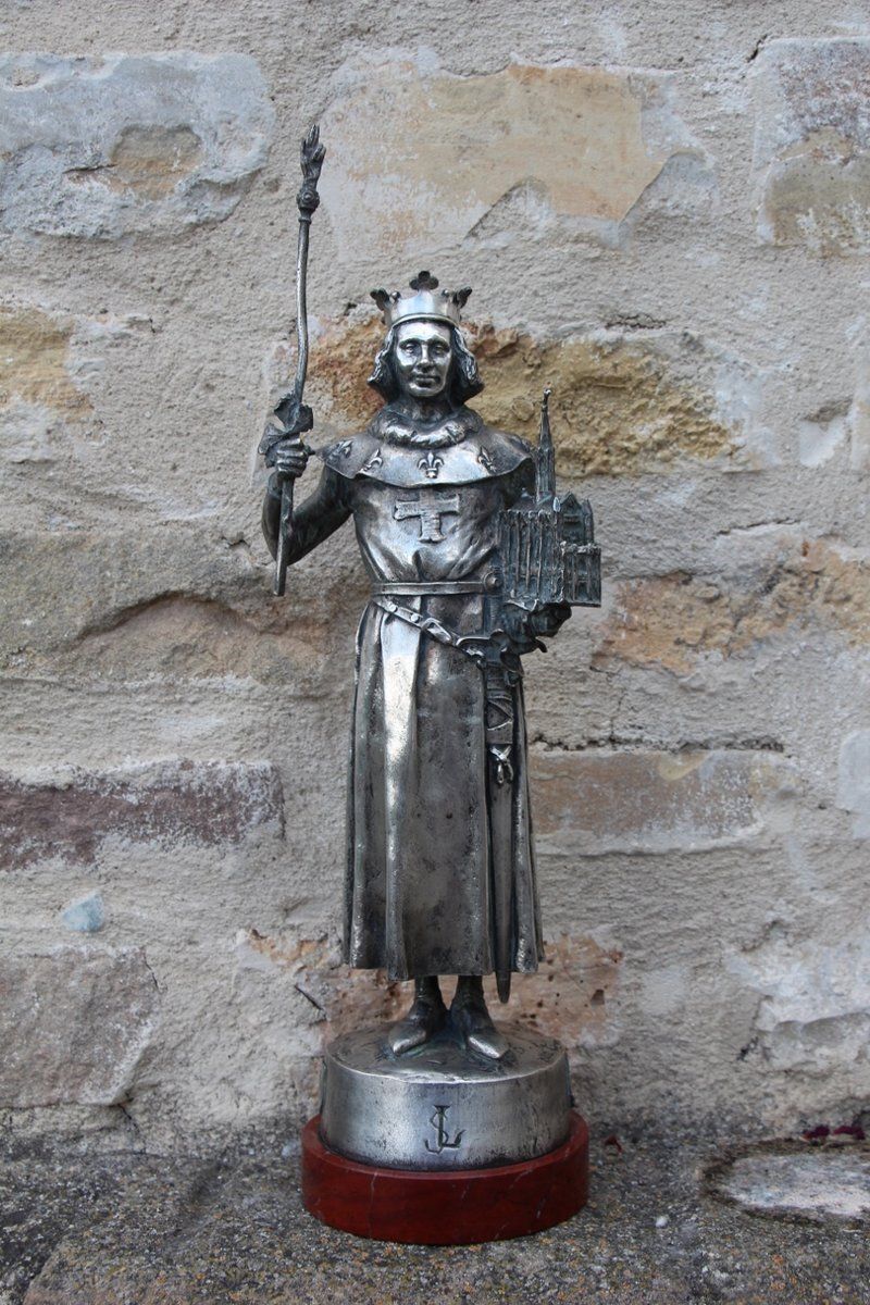 Emmanuel Fremiet, Saint Louis, 1800s, Bronze