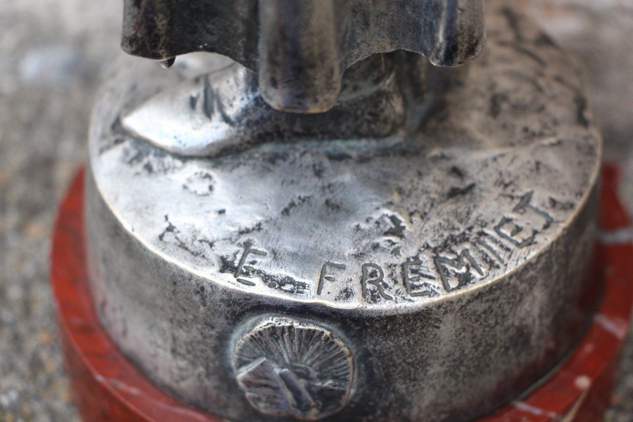 Emmanuel Fremiet, Saint Louis, 1800s, Bronze photo buy