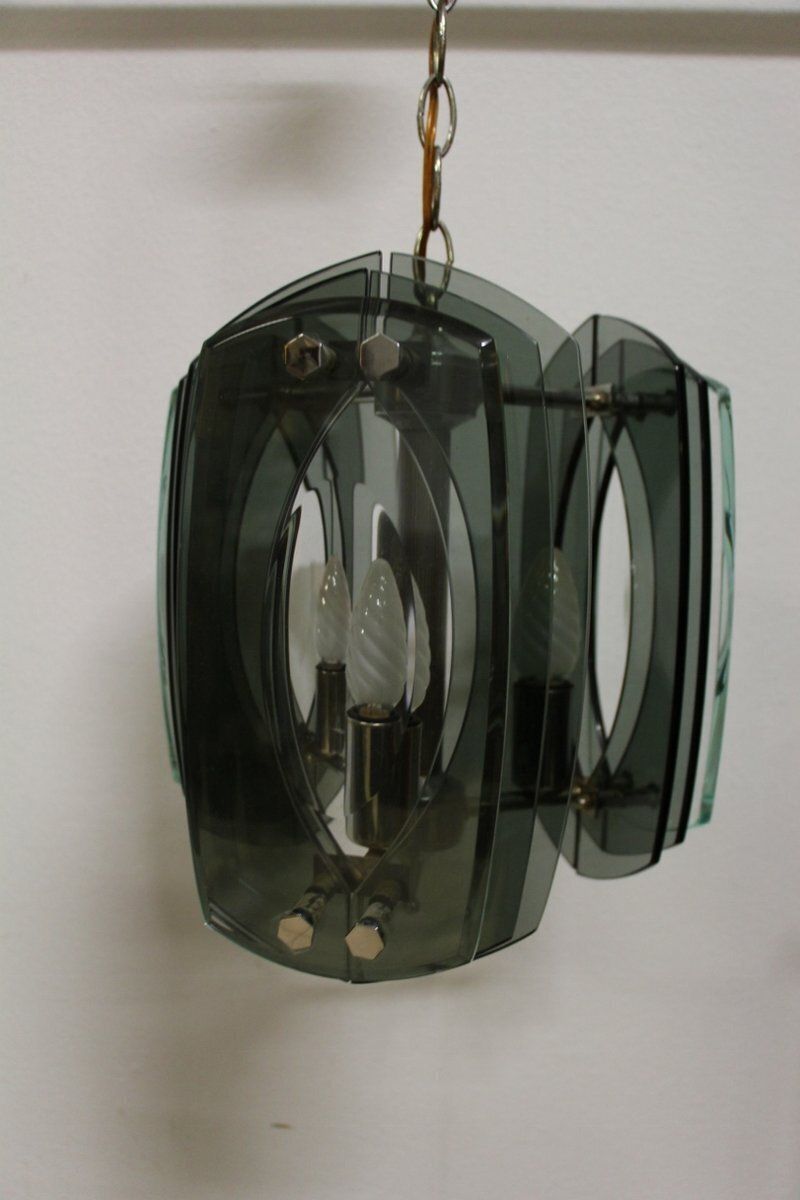 photo furniture Mid Century Chandelier By Max Ingrand For Fontana Arte