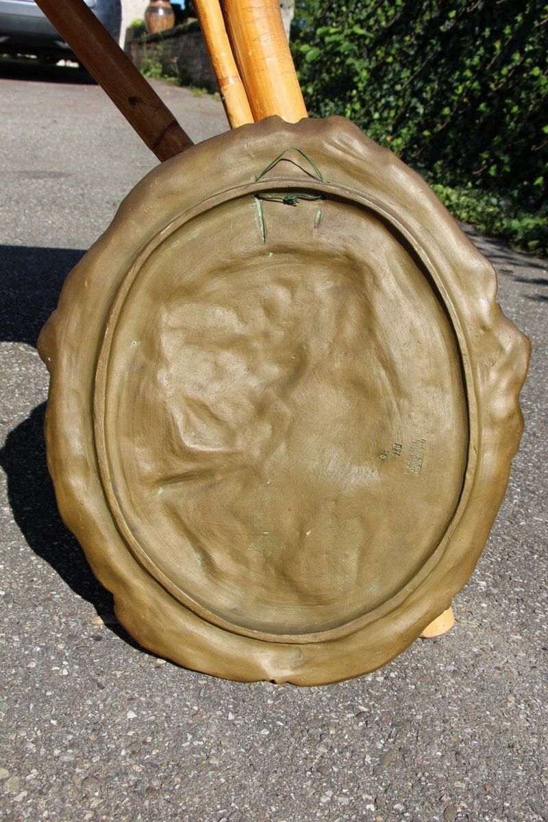 Art Nouveau Bas Relief By Ernst Wahliss, Vienna, Austria, 1890s photo buy