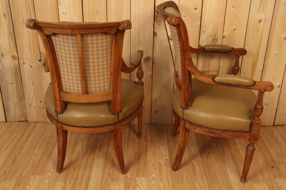 Set Of Vintage 18th Century Louis XVI Armchairs photo for sale