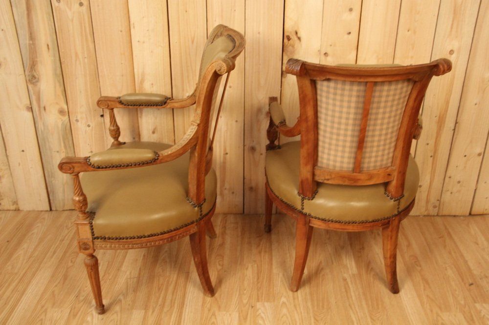 Set Of Vintage 18th Century Louis XVI Armchairs photo 3029.0