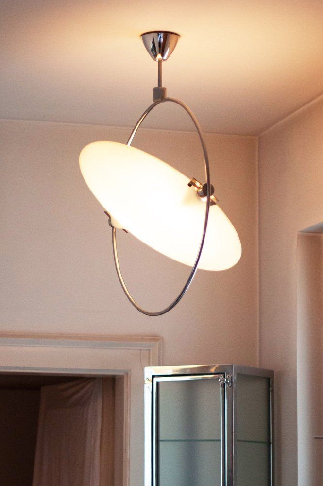 photo furniture Large Ceiling Light Nobona ​​Mod. 3245 From Fontana Arte, Italy, 1980s