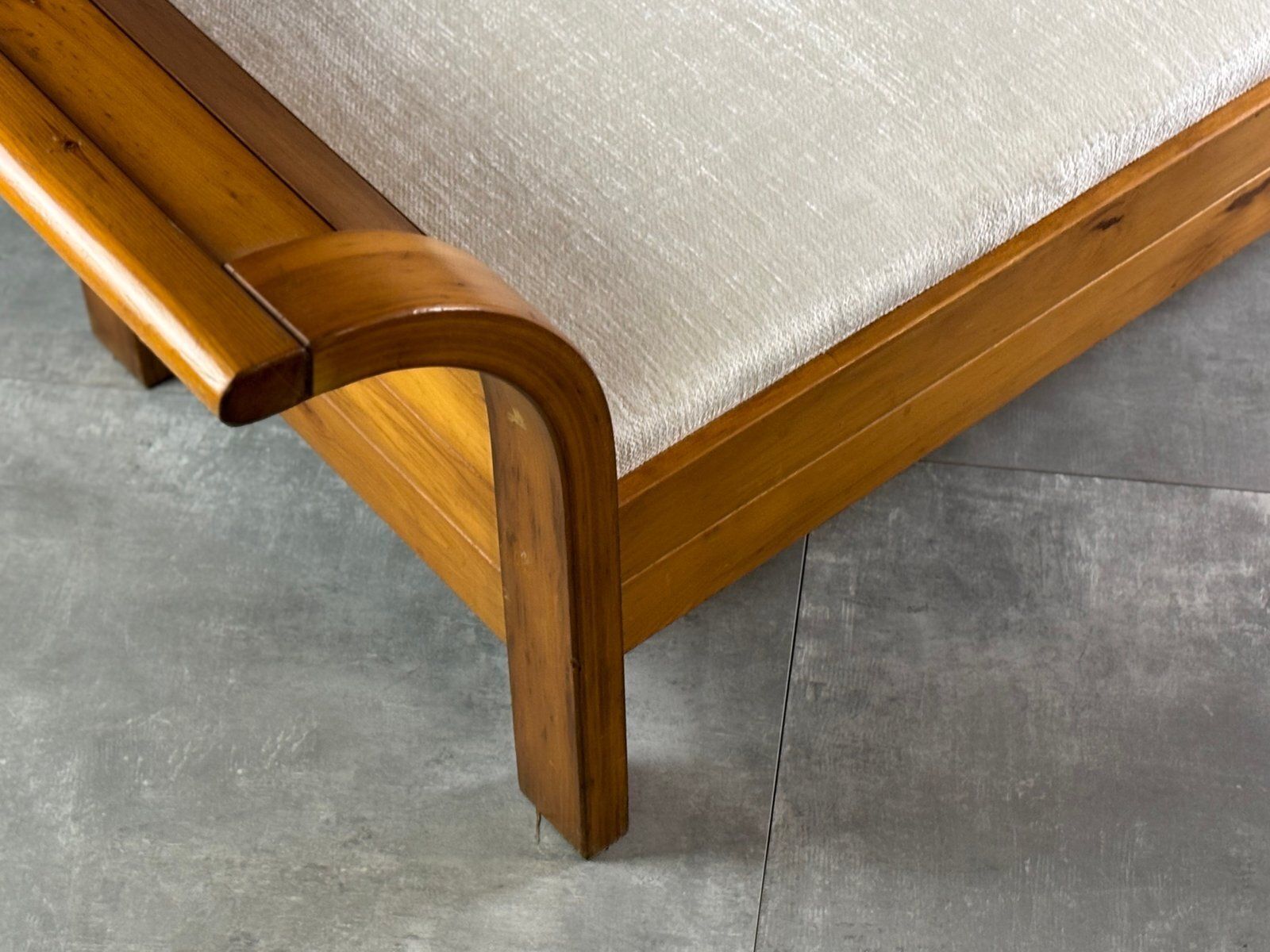 Mid Century Modern Daybed In Sculpured Curved Wood, 1950s photo furniture
