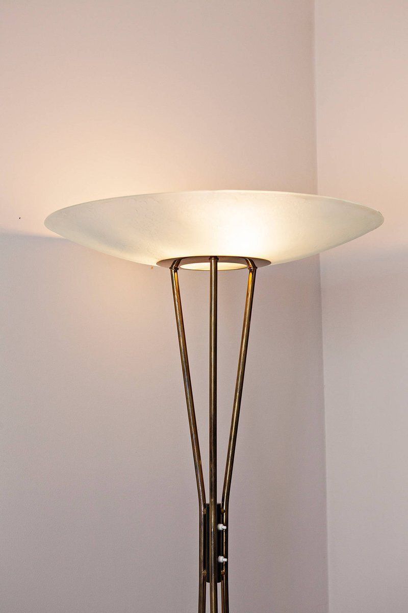 Italian Model 4075 Floor Lamp By Gaetano Sciolari For Stilnovo, 1950s photo furniture