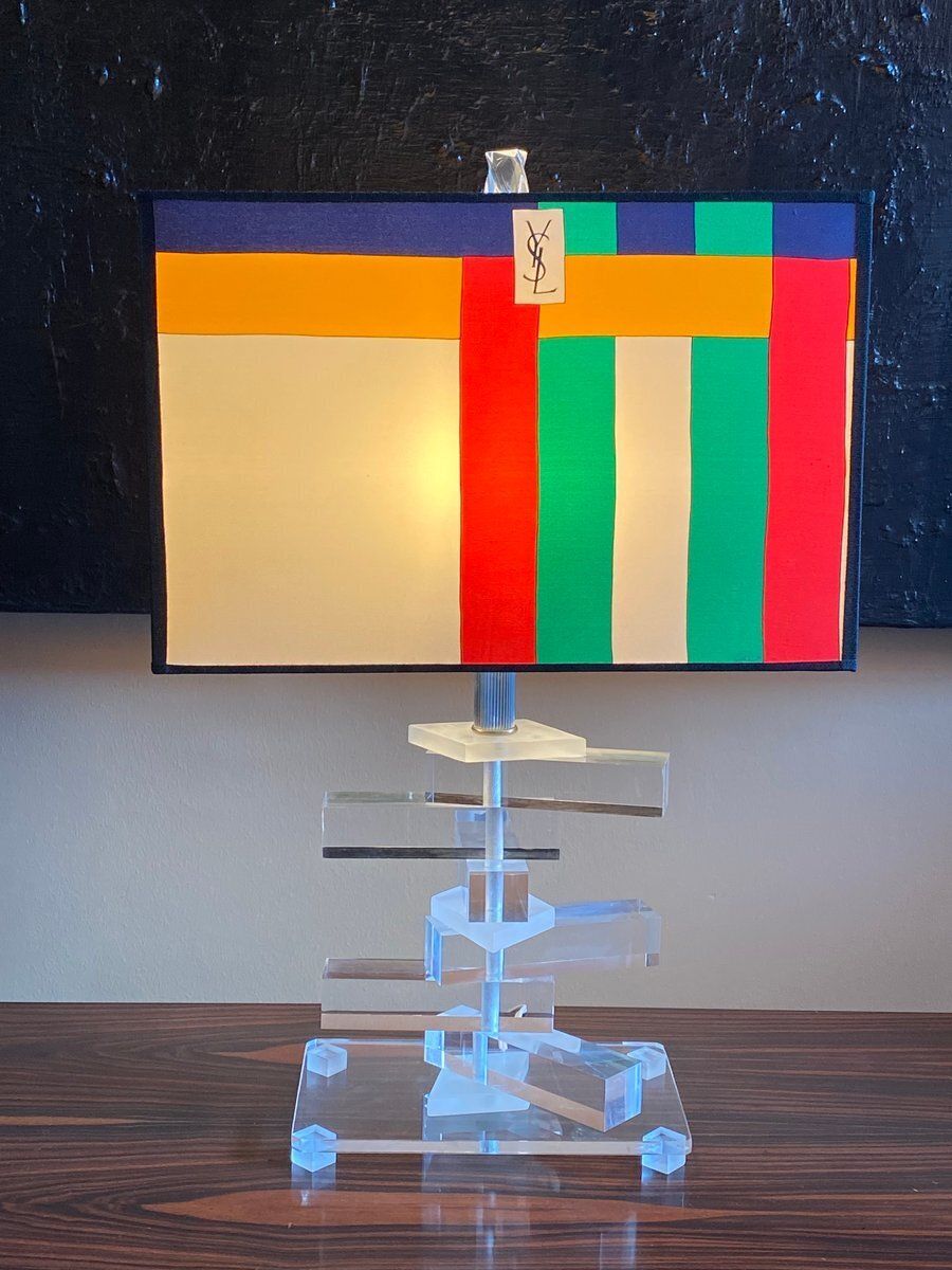 Table Lamp From Yves Saint Laurent, France, 1975 photo for sale