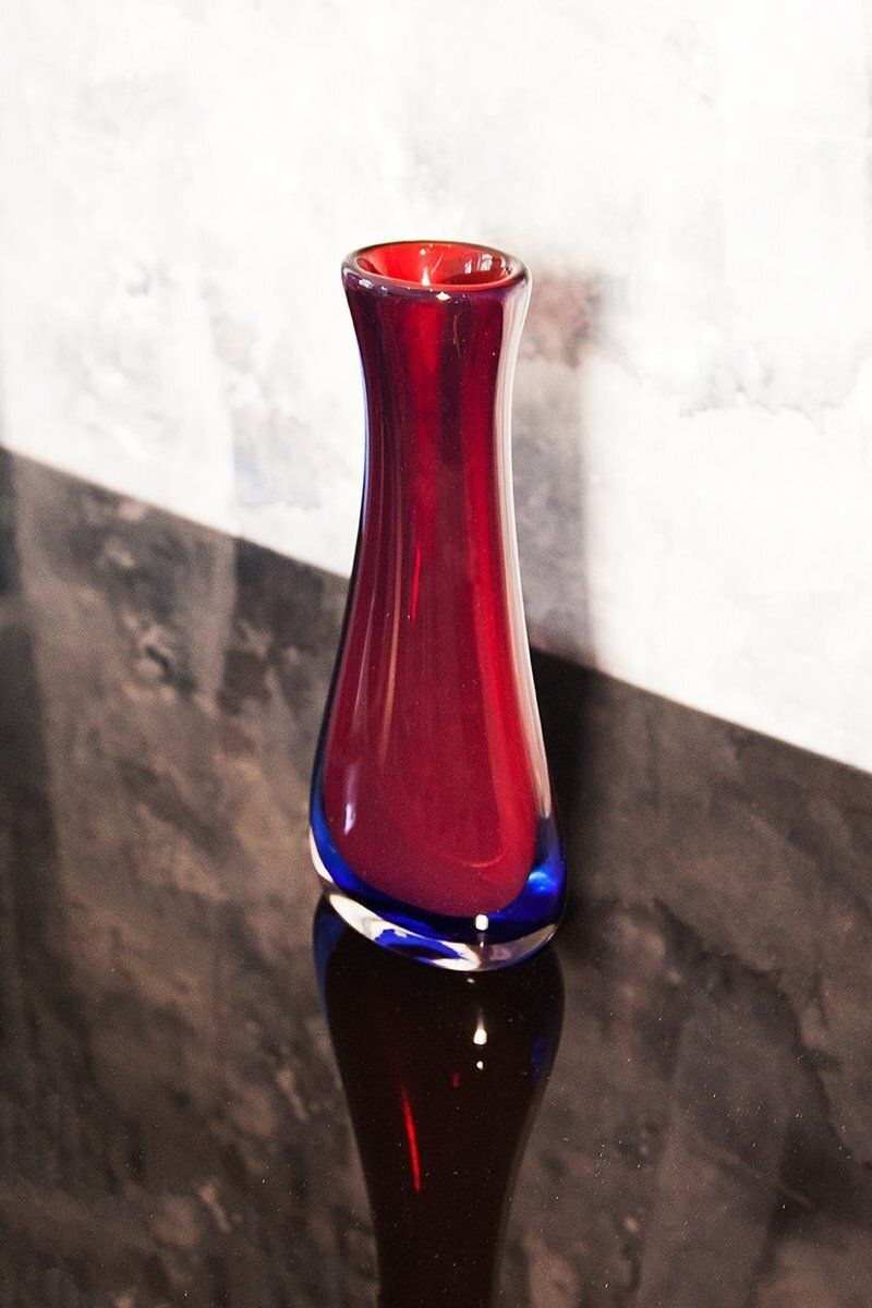 Vase By Mario Pinzoni For Seguso, Italy, 1968 photo vintage