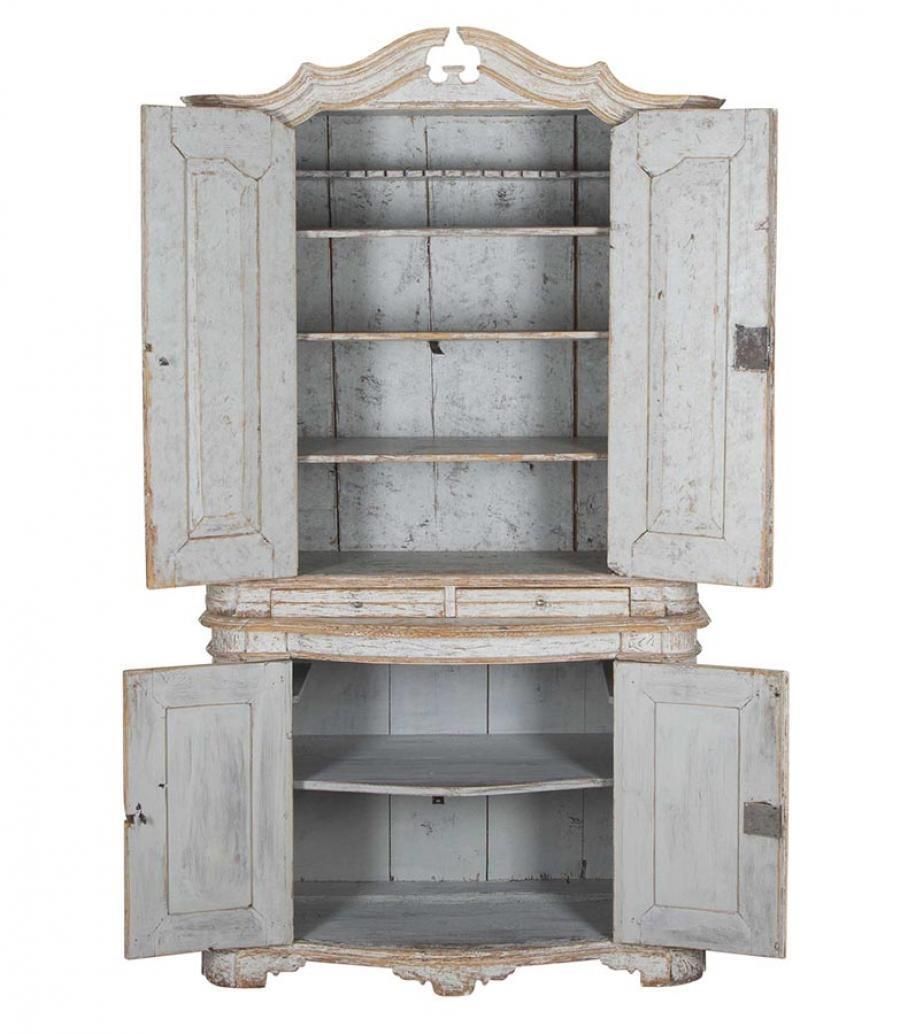 Late 18th Century Swedish Rococo Period Cabinet photo for sale