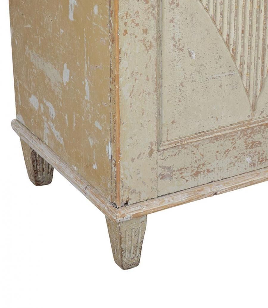Large Late 18th Century Swedish Gustavian Buffet In Original Paint photo vintage