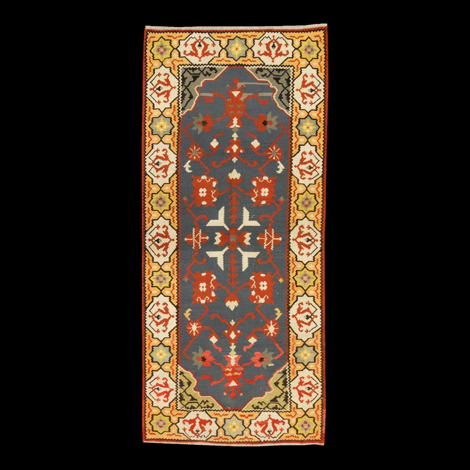 Page 1 Of 12 Balkan Kilim Runner Rug, Handmade Flatweave Carpet For Entryway 210 × 95 Cm