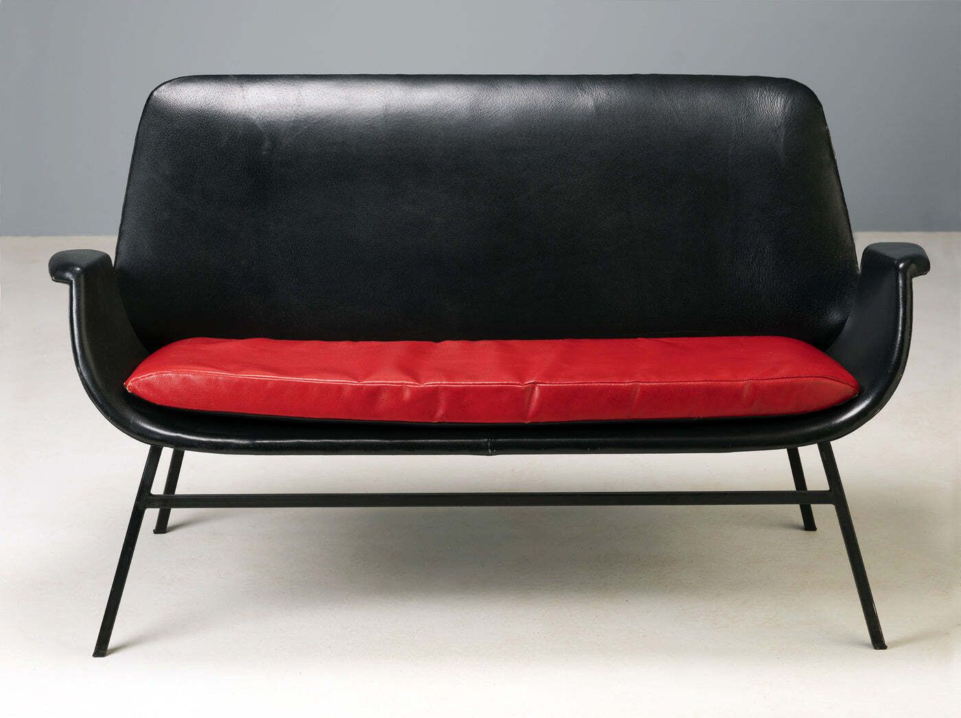 Leather Living Room Set, 1960s, Czechoslovakia photo Furniture