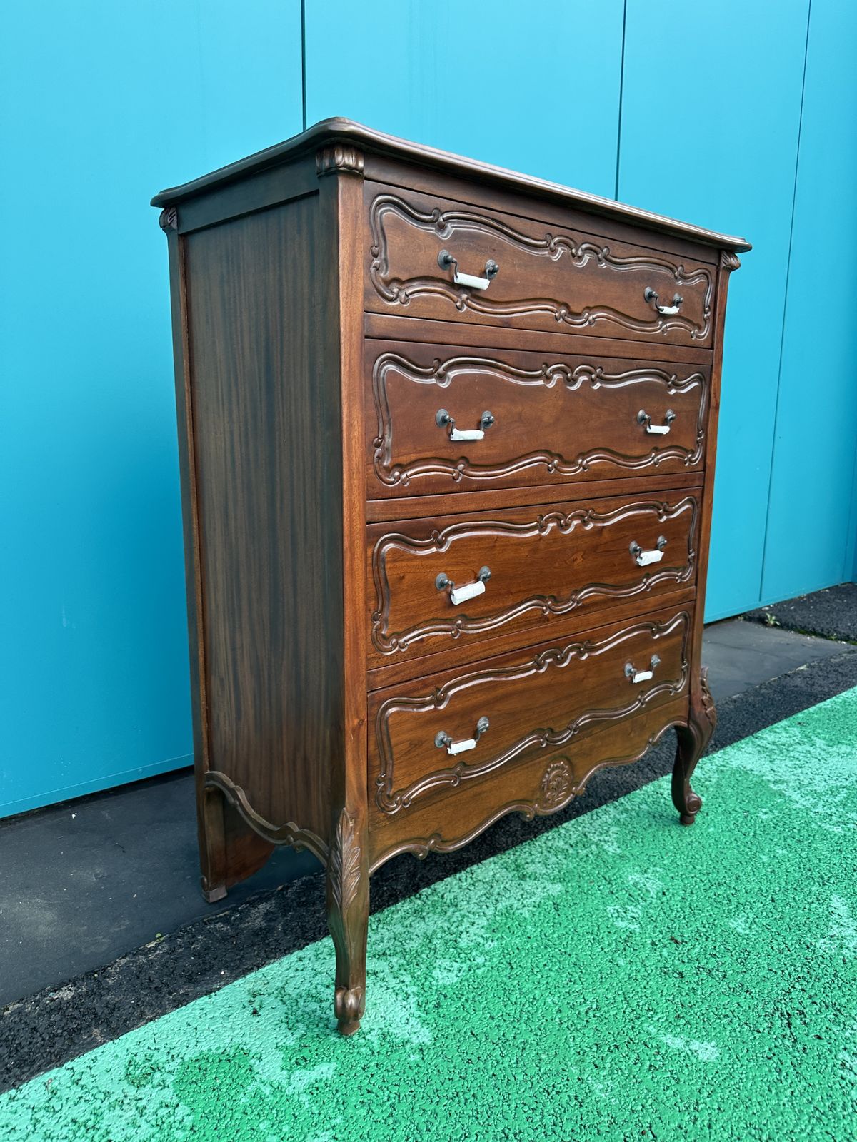 New Raphael Handcrafted French Antique Style Chest Of Drawers – Rrp £650 photo vinterior