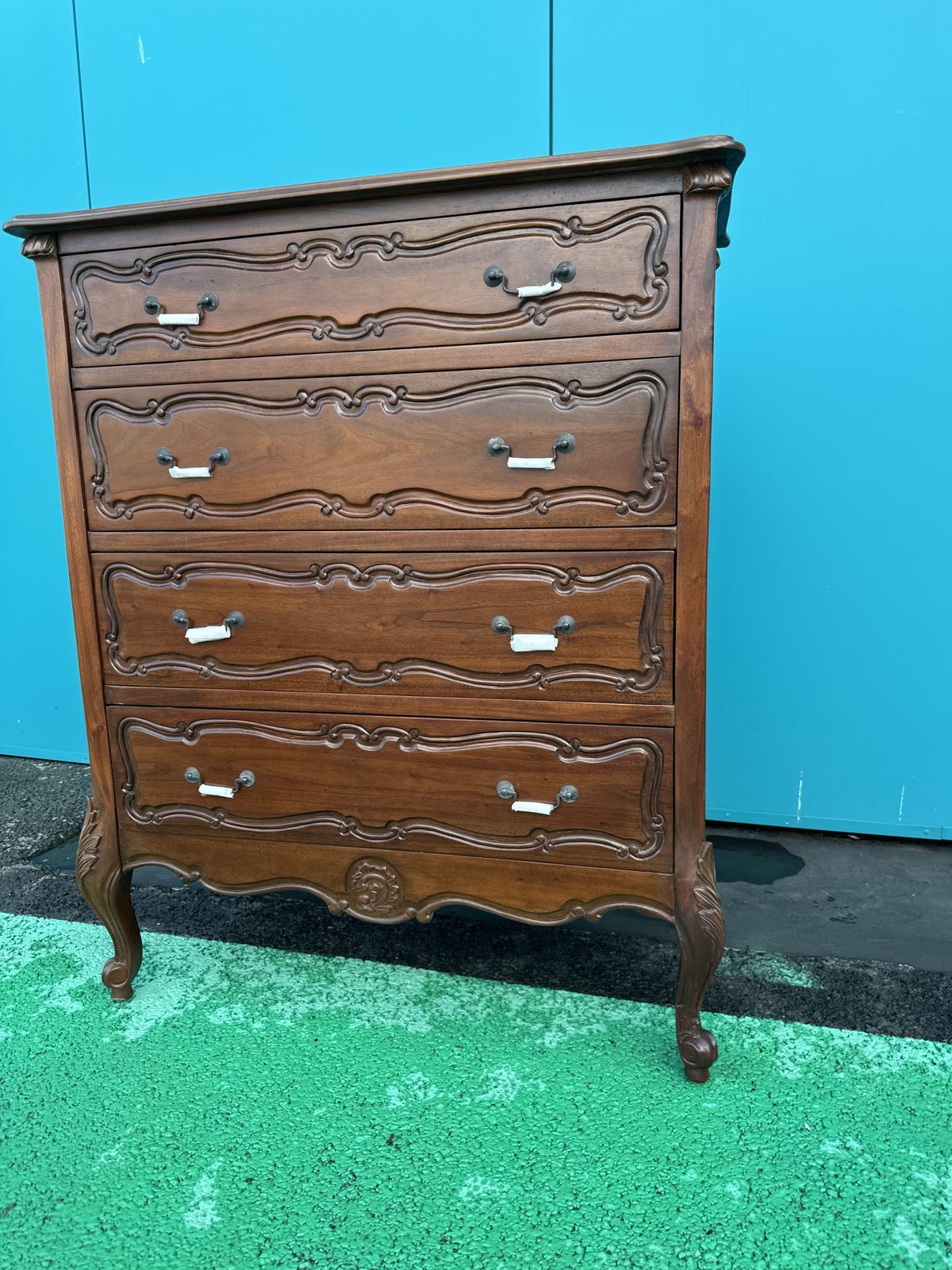 photo vintage New Raphael Handcrafted French Antique Style Chest Of Drawers – Rrp £650