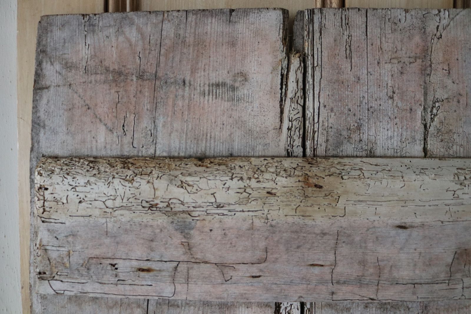 Stunning Unique Antique Trestle Table photo vinterior