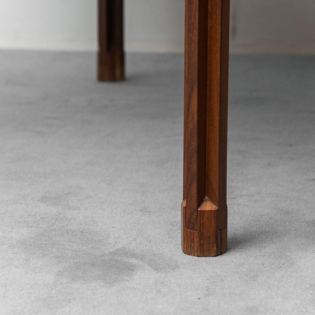 George Coslin 1960s Vintage Modern Antique Extendable Round Teak Dining Table photo Furniture