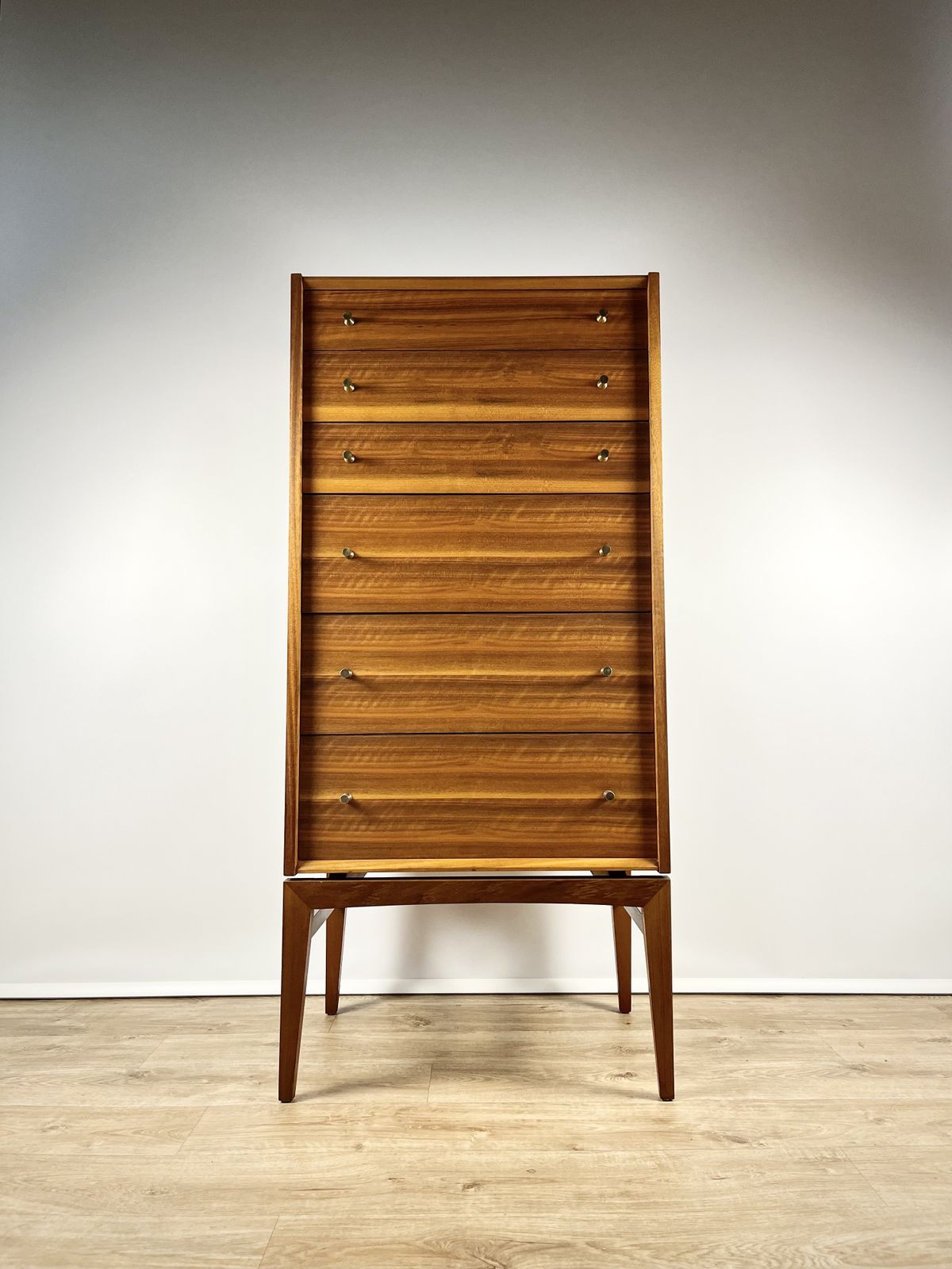 Elegant 1960s Tall Boy / Chest Of Drawers, John Herbert For A. Younger Ltd photo furniture