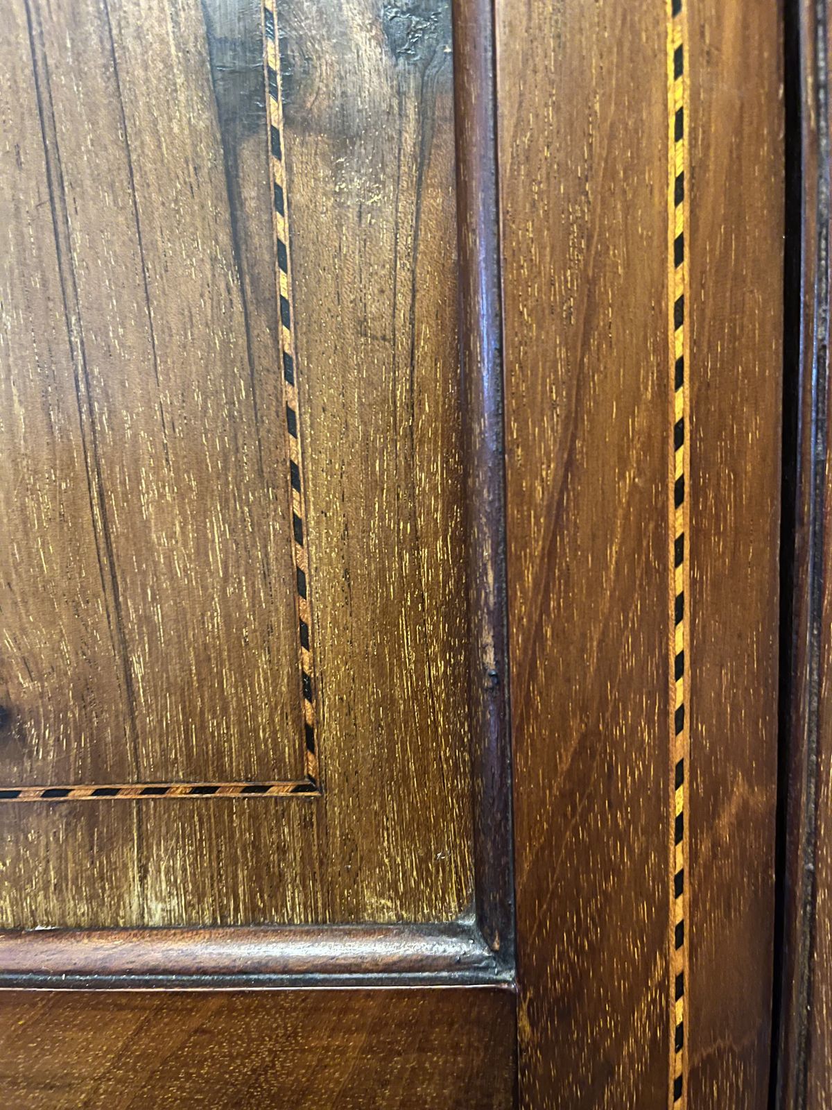 Edwardian Mahogany And Marquetry Inlaid Wardrobe photo 220.0