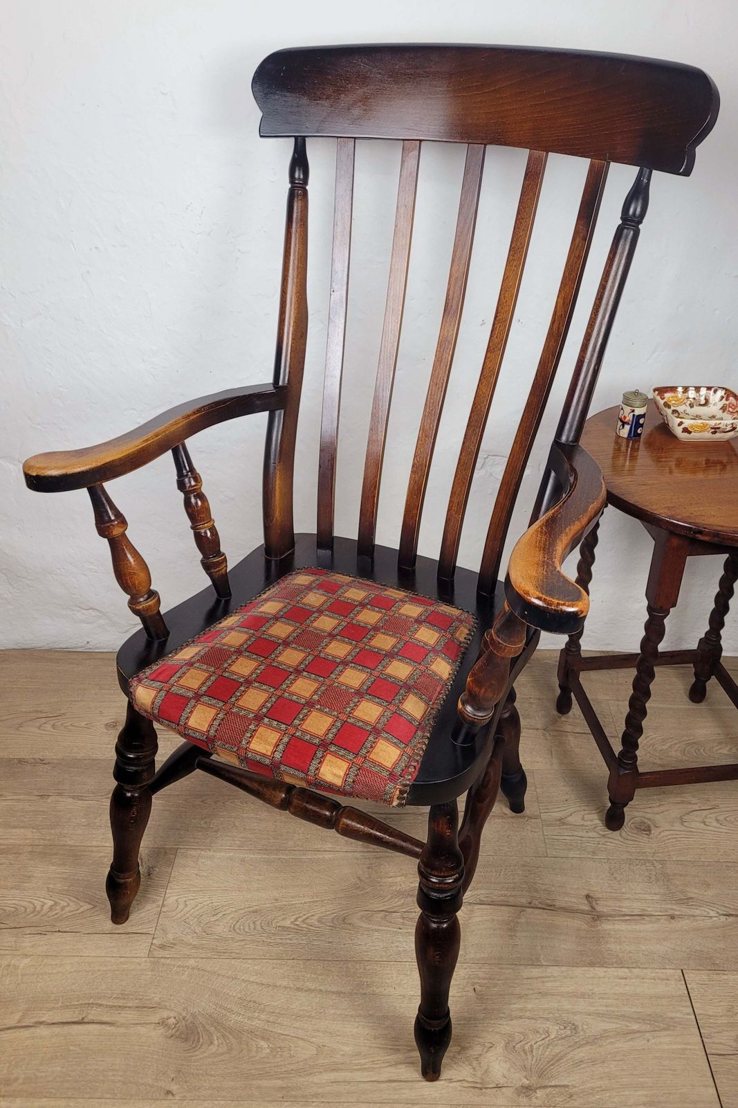 Victorian Windsor Armchair Yorkshire Elm Beech Highback 19thc photo furniture