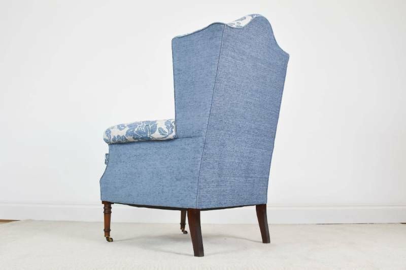 Georgian Style Late Victorian Wing Chair photo 1650.0
